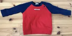 MIKI HOUSE 長袖トレーナー 80 赤/紺