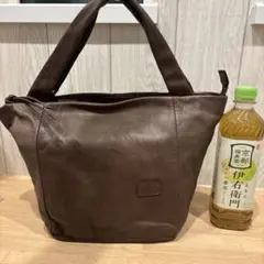 IBIZA ブラウン レザートートバッグ 中型
