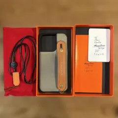 HANATORA iPhone14Pro スマホケース　本革　ベルト