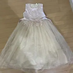 アイボリー チュールドレス 150cm