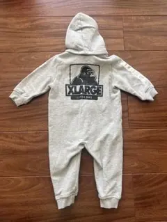 XLARGE KIDS ベビーロンパース　グレー　サイズ80