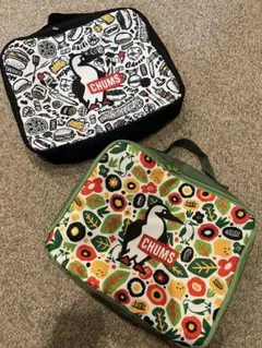 チャムス CHUMS 非売品トラベルポーチ 2つセット 美品 収納や旅行に便利