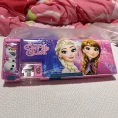 筆箱 小学生女の子、可愛い両面 箱型 ペンケース おしゃれ 入学準備 鉛筆削り