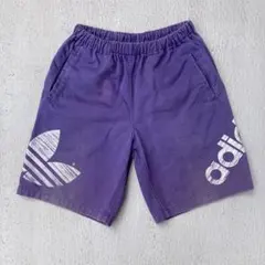vintage adidas ハーフパンツ　デカロゴ　デサント社製　古着
