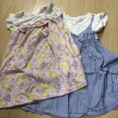 Cathy 半袖ワンピース 104 WILL MERY100㎝　2点セット