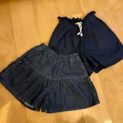 GU ジーユー ショートパンツ　130 2枚セット