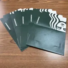 スタバ　スターバックスカード封筒5枚セット　ギフトカードケース