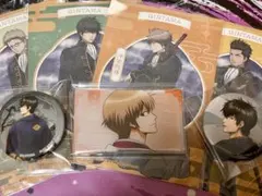 銀魂 和装×振り向きver. トレーディングアクリルカード 缶バッジ 沖田 土方