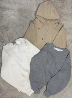 【新品含む3点セット】GU スウェット パーカー まとめ売り