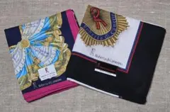 【新品未使用保管品】　ロベルタディカメリーノ 大判ハンカチ２枚セット