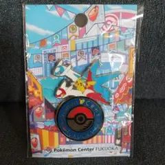 ポケモンセンターフクオカ　ロゴピンズ　福岡限定　ラティアス　ラティオス