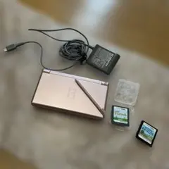 Nintendo DS Lite 本体 メタリックピンク ACアダプター付
