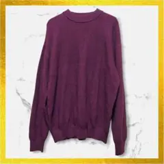 A DAY INTHELIFEニットメンズMワインレッド リブニット秋冬ゆるだぼ