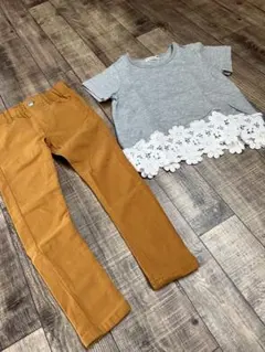 110 夏用　半袖　ズボン　セット　ブリーズ　ブランシェス