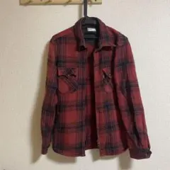 Levi's レッドチェックネルシャツ Lサイズ