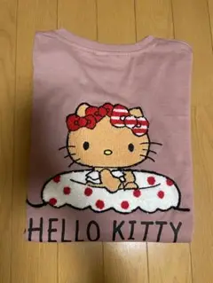 【最終お値下げ】ハローキティ 半袖Tシャツ L L ゆったりサイズ