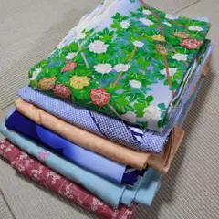 6845 洗える着物 묶음 판매 6着！リメイク•お稽古用など☆