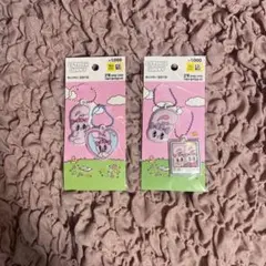 韓国限定エスターバニー　キーホルダー2点セット　ダイソー