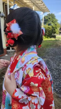 0909 七五三　ひな祭り　お正月 和装 髪飾り成人式 浴衣 振袖 発表会