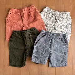 【UNIQLO】ユニクロ　半ズボン　キッズサイズxs 95〜110cm