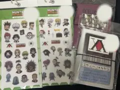 ハンターハンターシール帳 立体デコシール しまむら HUNTER×HUNTER