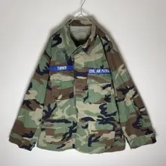 米軍実物 US ARMY BDUジャケット M81ウッドランド XL相当 CAPのサムネイル