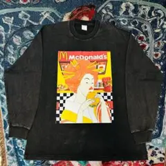MacDonald ロンT 長袖 ロンティー 攻め 前衛的 男性 浮世絵 R92