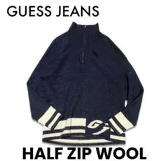 00’s GUESS JEANS/ゲス ジーンズ　ジップアップ タートル ニットのサムネイル