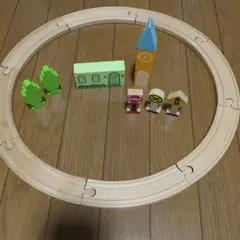 BRIO ブリオ 木製レールセット 街並みパーツ付きのサムネイル