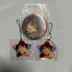 あんスタ プレートキーチェーン 缶バッジ 守沢千秋