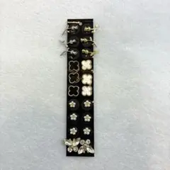 多様なデザインのイヤリングセット