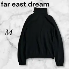 far east dream カシミヤ100%　タートルネックニット　ハイネック