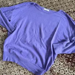 レディース トップス セーター M 薄紫