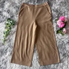 美品！【CORDIER 】ワイドパンツ 【40 】ベージュ ウール 日本製