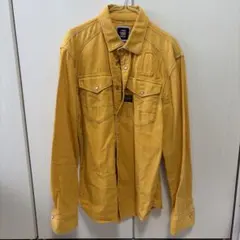 G-STAR RAW イエロー 長袖シャツ M