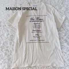 MAISON SPECIAL 5thアニバーサリー Tシャツ 半袖 アイボリーのサムネイル