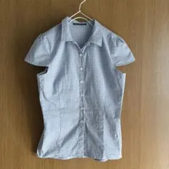 Brandy Melville ギンガムチェック 半袖シャツのサムネイル