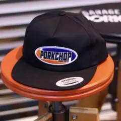【新品未使用】PORKCHOP ブラック キャップ