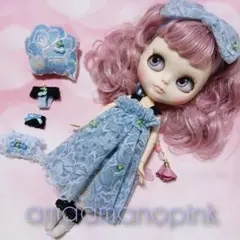 581 アイシードール アウトフィット7点セット(深海チェリー)黒