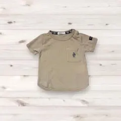 ポロ ベージュ ポケット付き 半袖 Tシャツ 90cm