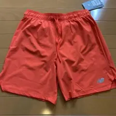 新品 New Balance RC short オレンジショーツXL（US-L）