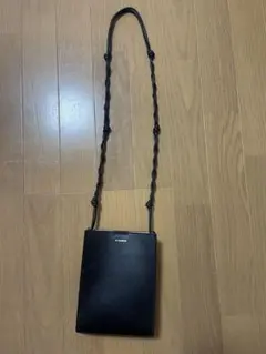 直営店購入 ジルサンダー TANGLE PADDED ミディアム 黒 レシート有 
