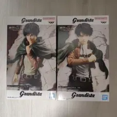 進撃の巨人 フィギュア Grandista エレン リヴァイのサムネイル