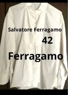 Salvatore Ferragamo 長袖シャツ サイズ42