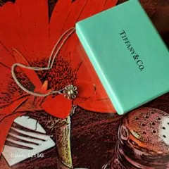 TIFFANY ゴールドK18＆シルバー925 ピカソ デイジー ネックレス