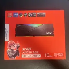 [未使用]XPG LANCER RGB DDR5 16GBx2 5600MT/s