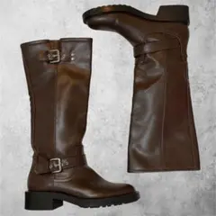 00s ZARA Lang boots archive ベルト付　y2k