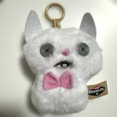 fuggler ネコ　白　ぬいぐるみ　キーリング　ファグラー　日本未発売