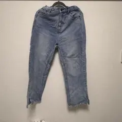 【美品】PUNYUS スリットデニムパンツ サイズ2のサムネイル