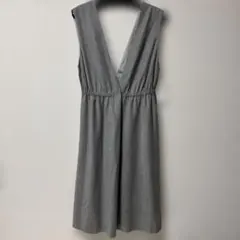 【新品】MACPHEE(マカフィー)フラノVネックワンピー ジャンパースカート